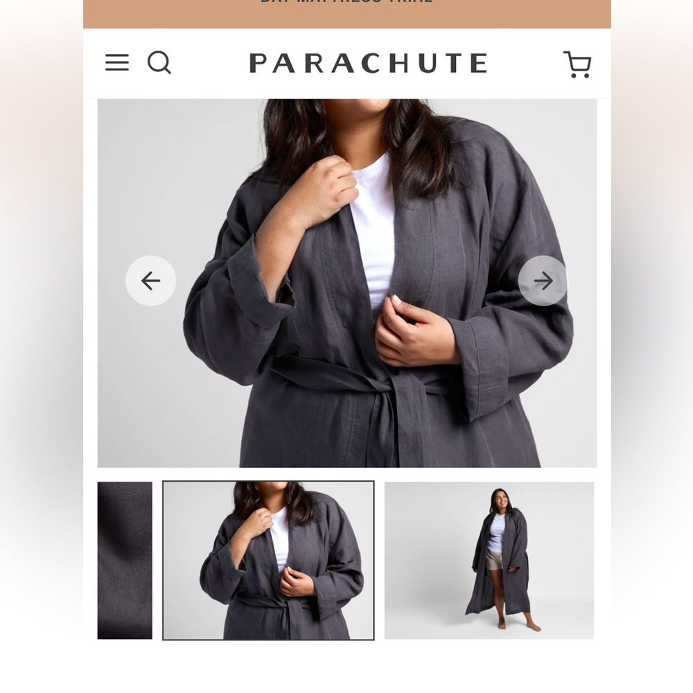 Parachute Linen Robe XL